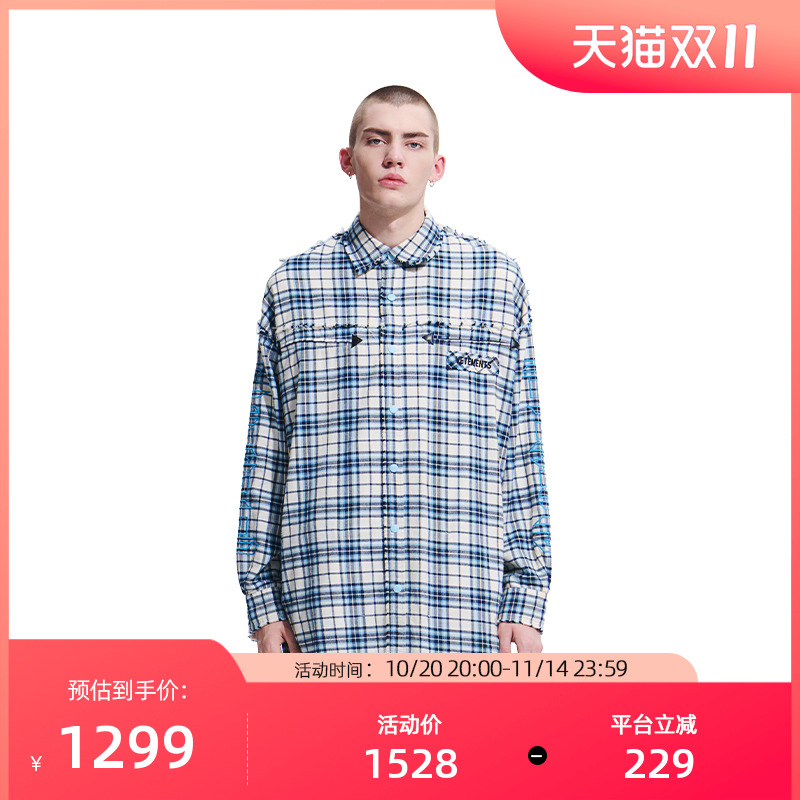 VETEMENTS新款格纹衬衫35530006
