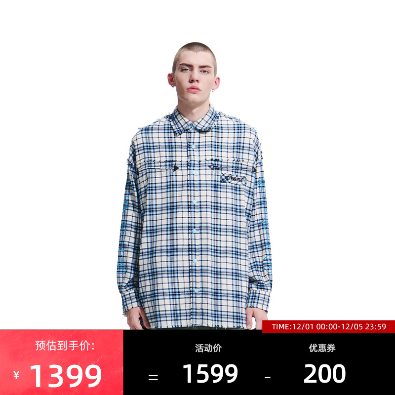 VETEMENTS新款格纹衬衫35530006