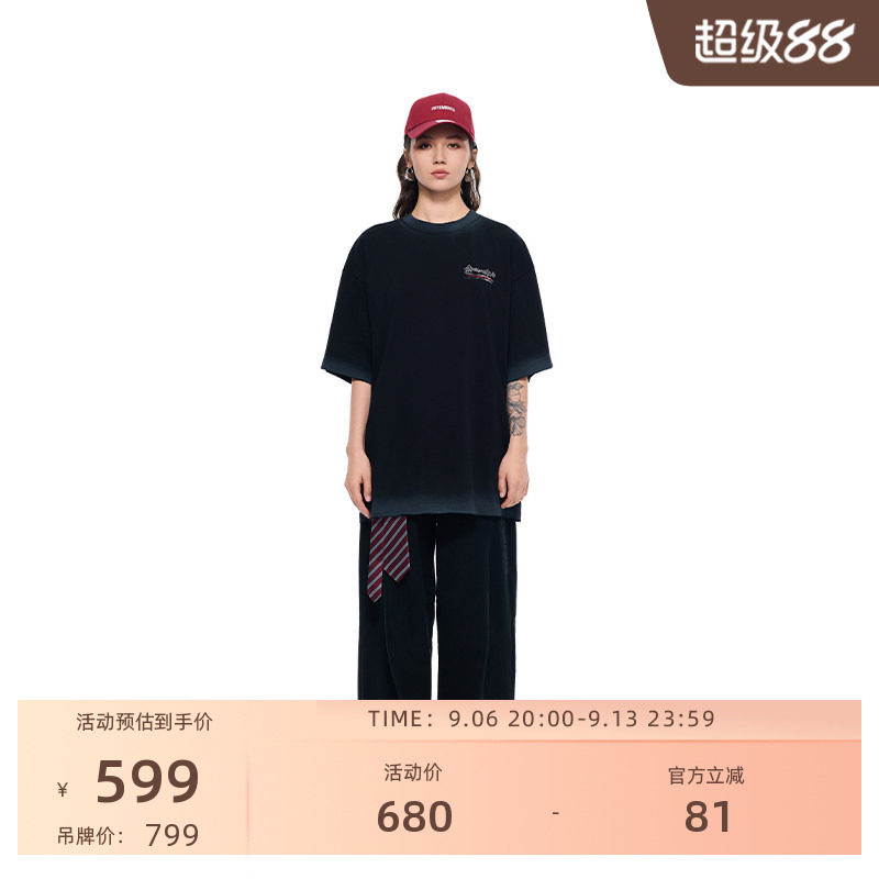 VETEMENTS100%棉可乐短袖T恤图片