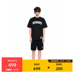 VETEMENTS新款男女经典C罗数字印花07号球衣设计短袖T恤36352075