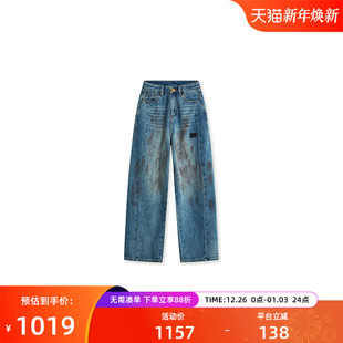 牛仔裤 VETEMENTS新款 素女款 100%棉复古运动元 35766003 牛仔长裤