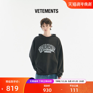 VETEMENTS100%纯棉新卫衣男女情侣潮流宽松休闲连帽卫衣14521001