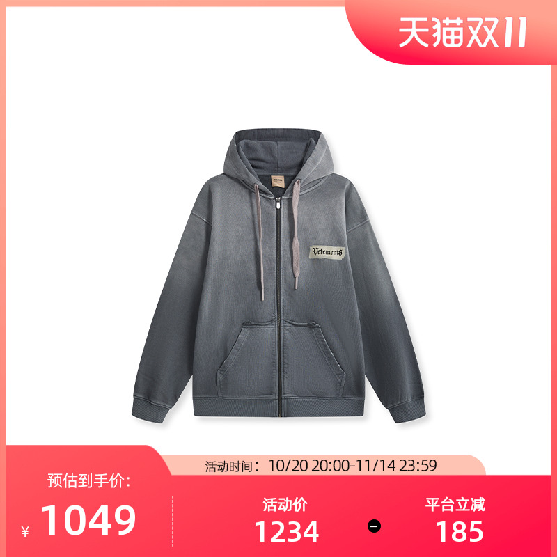 VETEMENTS新款卫衣开衫