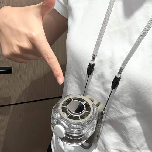 冰敷制冷喷雾折叠小风扇注水式户外高速降温手持挂颈迷你可携式风