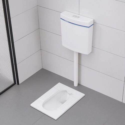 德国品质免垒台蹲坑瓷蹲便器冲水箱整套装卫生间大便器便池厕所式