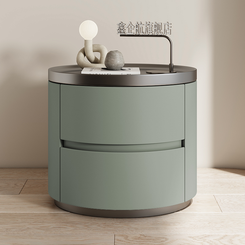 鑫企航大师设计实木轻奢风床头柜