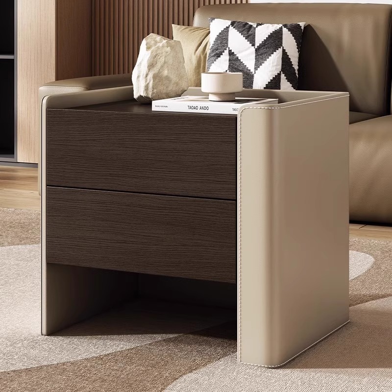 鑫企航工厂直销实木意式床头柜