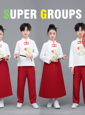 中学生合唱团演出服装初中小学生毕业班服诗朗诵运动会比赛套装秋