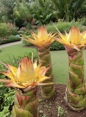 地涌金莲盆栽带花苞 老桩 大颗 室内绿植 好养多肉植物