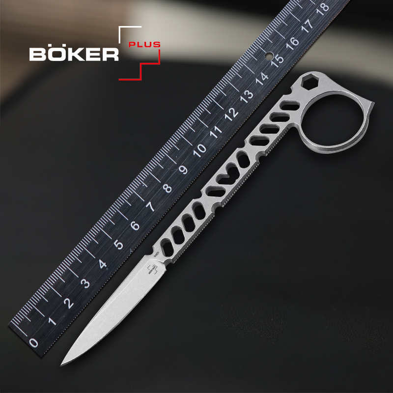 德国进口博克boker多用户外工具刀探险随身便携迷你防身战术直刀
