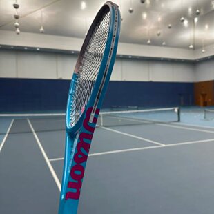 代购Wilson Blade 100L V9威尔胜网球拍淡蓝色碳素入门级定制拍