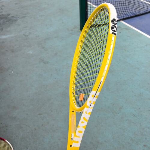 代购Wilson Blade 100L V9威尔胜网球拍黄油色定制拍男女比赛训练