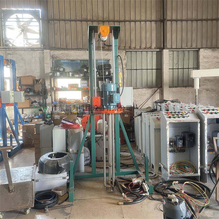 东莞厂家电动吊葫芦升降分散机颜料调色用液体搅拌机2.2kw分散机