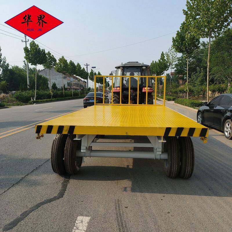 机场码头港口物资行李搬运车厂区物料周转平板运输车农用工具拖车