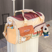 短途旅行包女轻便高颜值拉杆行李箱附加包大容量手提斜挎行李袋