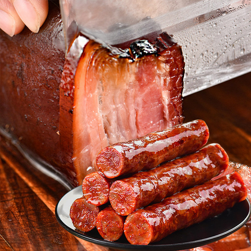 四川腊肉后腿肉腊肠香肠