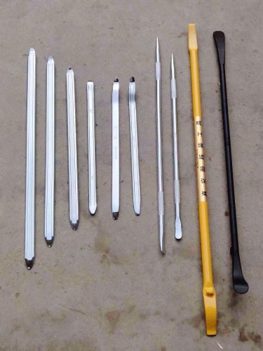 扒胎撬板撬棍 真空胎拆装胎工具卡车客车轮胎拆装工具 实心撬胎棒