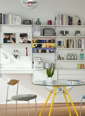 『号角屋 V606置物架』北欧客厅墙面组合挂墙书架壁挂收纳展示架