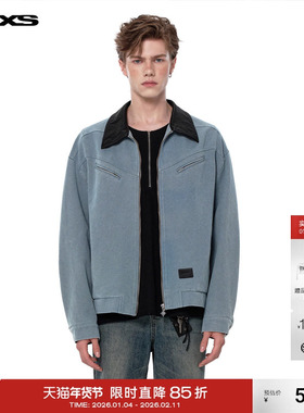 IMXS【拓子哥江奇霖同款】巴恩风底特律夹克美式复古工装水洗外套