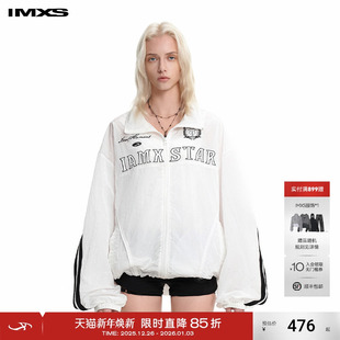 复古运动外套2025春季 IMXS 情侣美式 防晒夹克UPF50 孟佳同款