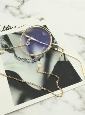 单片眼镜怪盗基德阿蒙单只半边单边眼镜复古英伦夹眼鼻式有度数