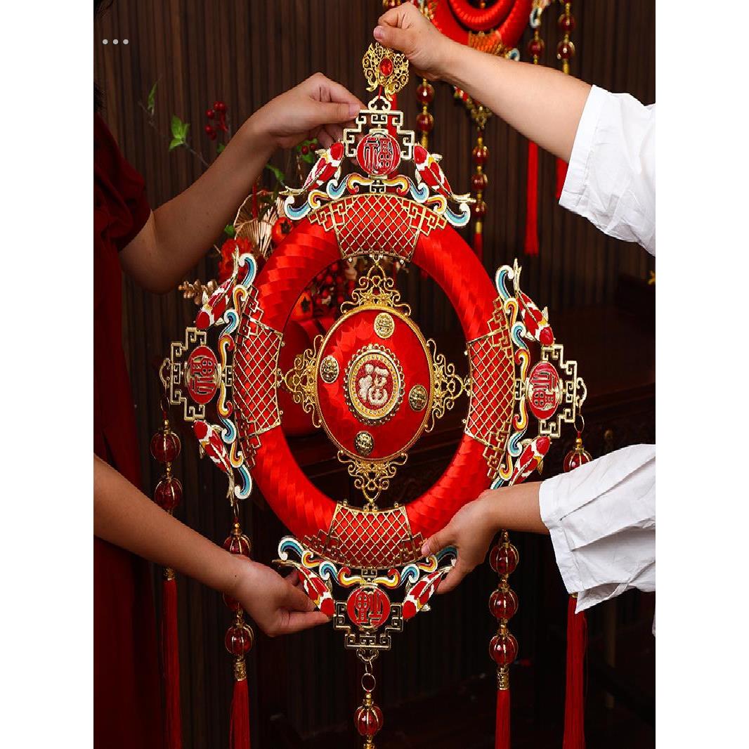 中国结挂饰客厅高档大号入户门玄关福字吉祥挂件乔迁之喜装饰挂画