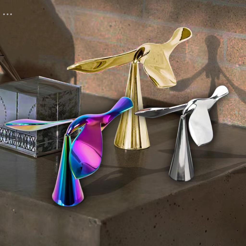 飞鸟开瓶器啤酒不倒翁悬浮起瓶器平衡鹰小鸟桌面解压创意摆件礼物