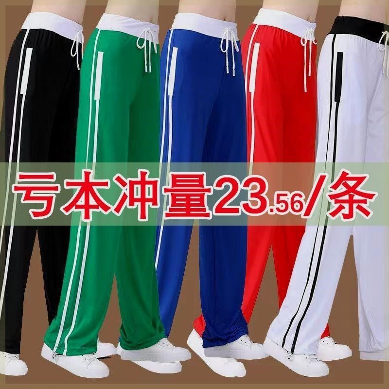 杨丽萍广场舞服装女夏速干运动高弹舞蹈裤团体啦啦健身操宽松大码