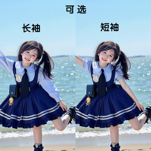 女童兔子警官洛丽塔公主裙朱迪警官生日礼服夏季新款短袖连衣裙潮