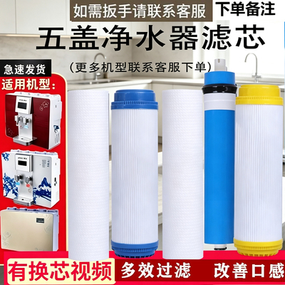 Aejole牌AJL-RO100反渗透膜冷热净水器纯水机全套五级滤芯11.3寸