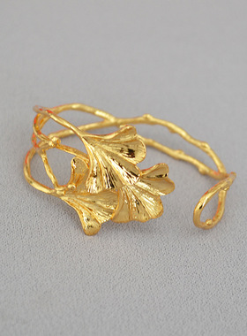 法式小众手链黄铜镀金女高级轻奢