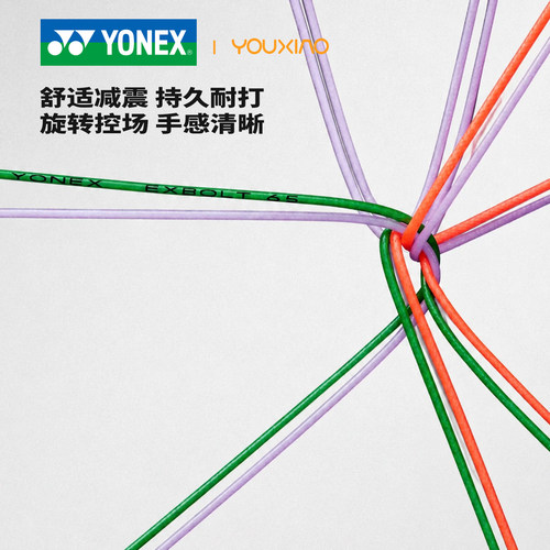 YONEX尤尼克斯网球线聚酯线硬线训练比赛高弹旋转耐打大盘散装线