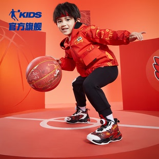 乔丹小童篮球鞋专业训练球鞋2025秋季运动鞋童鞋缓震耐磨儿童鞋