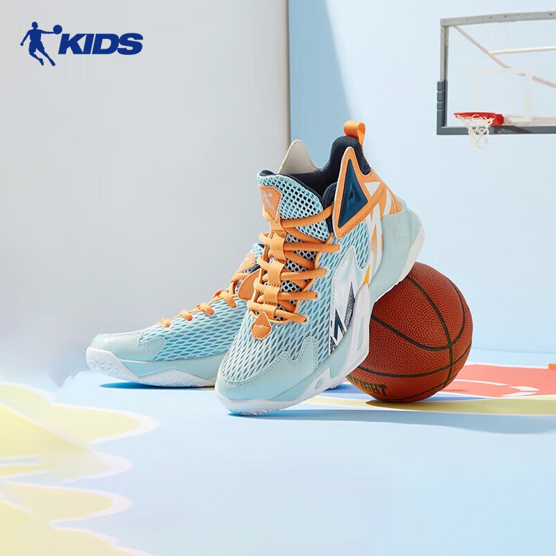 乔丹儿童篮球鞋男童网面透气童鞋