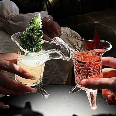 玻璃仿古侯爵杯分酒器复古酒壶酒杯套装喝酒杯子白酒古代帝王酒樽