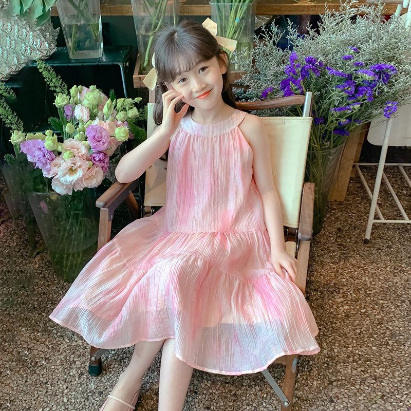 2026新款女童夏季雪纺公主裙