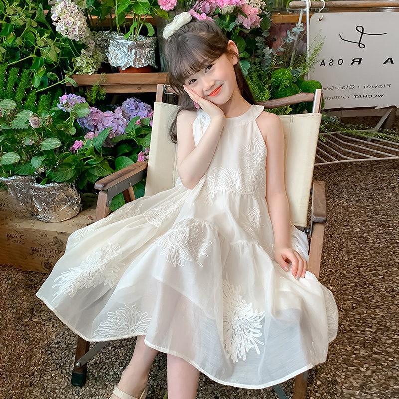 女童夏季公主吊带连衣裙新款