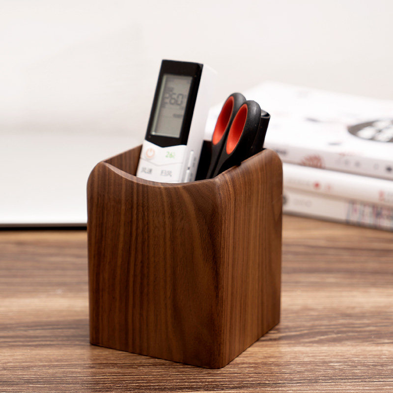 笔筒收纳盒北欧简约办公室书房创意个性文具学习ins桌面实木摆件,收纳整理,笔筒,淘宝优惠券,粉丝福利购,淘宝优惠卷