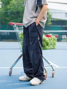 直筒裤 日系机能伞兵裤 宽松降落伞兵工装 透气休闲裤 男女春秋基本款