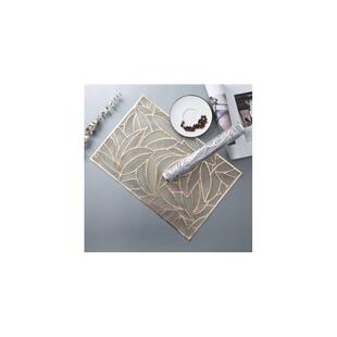 Rectangular insulation placemat Hollow Western table mat餐垫