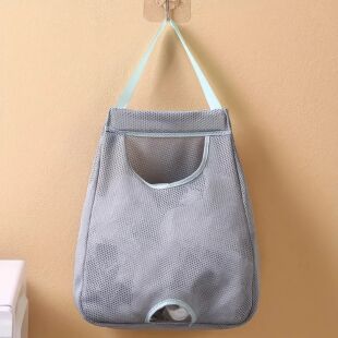 Mesh Gray Practical Portable Bag Multifunctional Storage