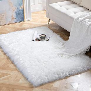 Imitation wool carpet plush floor mat living room bedroom