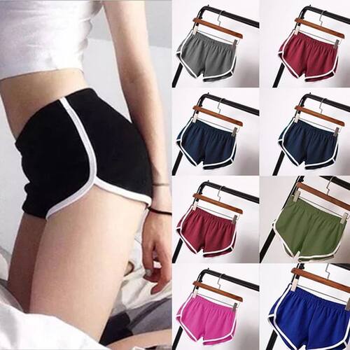 Sports Shorts Women Summer 2024 New Candy Color Anti Emptied