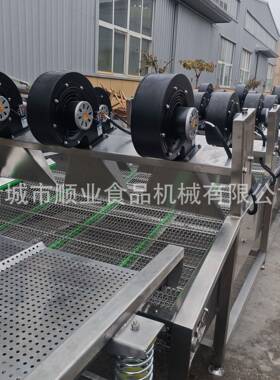 菌冷却风干大线 巧顺业克力柿子涂层备 蘑菇力冷却隧杀设道丁流水