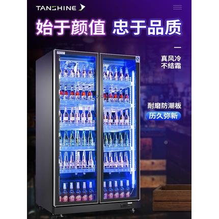 翔冷天翔冷链链利店超市便酒吧啤柜 商用冷藏展示饮料水柜冰天酒