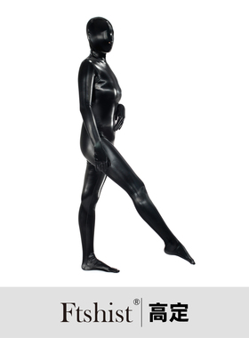 Ftshist 乳胶氨丝绸缎面光泽kigurumi全包紧身衣zentai 量身定制