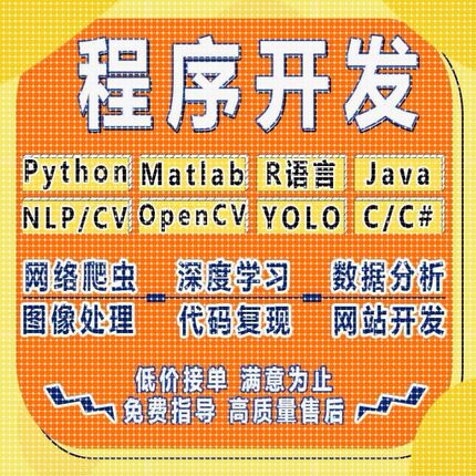 python代做编程matlab代码帮跑通深度学习机器R语言yolo算法覆现