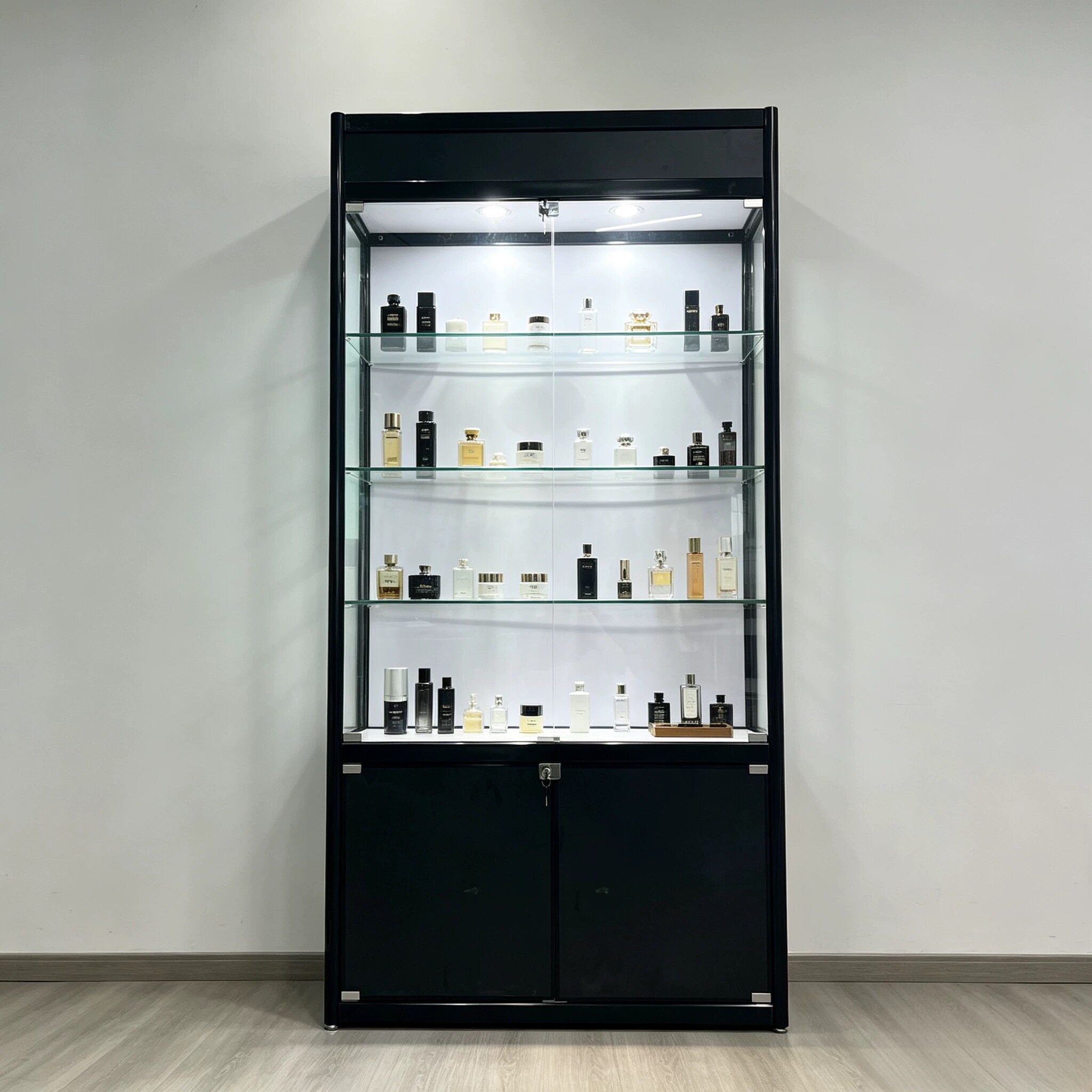 古董展柜珠宝首饰展柜化妆品展示柜汽车用品展示柜支持定做