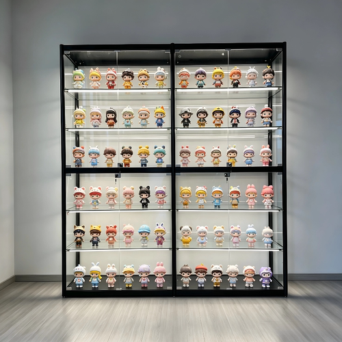 透明玻璃多层奖杯奖牌展示柜