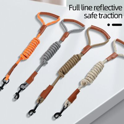 Dog Leash Reflective Lead Dog Pet Leashes Long Lanyard Walki